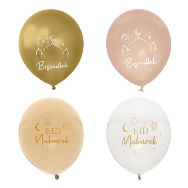 Célébrez l'Aïd avec éclat grâce à notre lot de ballons "Bismillah" et "Eid Mubarak" !