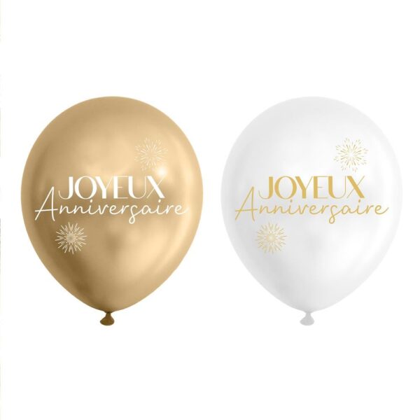 Créez une ambiance festive avec nos ballons "Joyeux Anniversaire" !