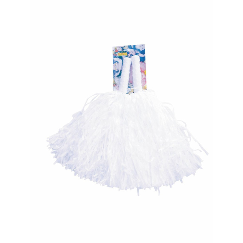 Avec nos Pom Poms Pom Pom Girl, vous avez tout ce qu’il faut pour booster l’ambiance de votre événement. Disponibles en Rouge, Bleu ou Blanc, ils sont l’accessoire idéal pour vos soirées à thème, événements sportifs ou toute occasion festive qui mérite d’être animée. Prêtes à secouer, danser et faire sauter les sourires ? N’attendez plus, ces pompons n’attendent que vous !