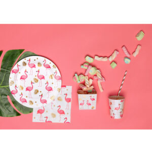 Apportez une touche tropicale et colorée à votre fête avec ce lot de 10 assiettes en papier au design Flamant Rose ! Idéales pour un barbecue, une garden party ou un anniversaire estival, ces assiettes jetables allient élégance et praticité pour un événement inoubliable.