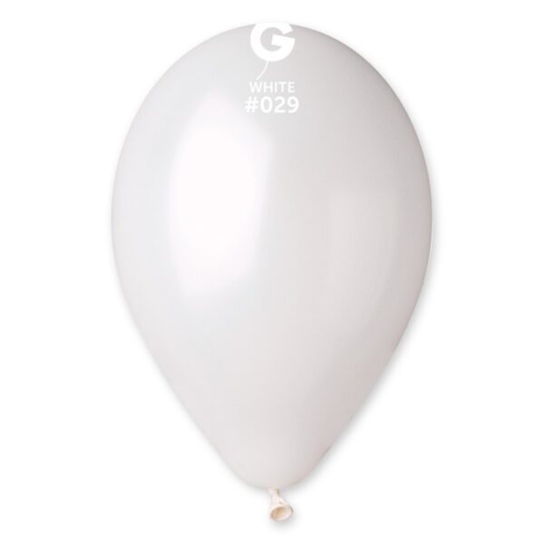 Ces ballons métallisés blanc apportent une touche élégante et lumineuse à votre événement, pour une ambiance glamour et festive.