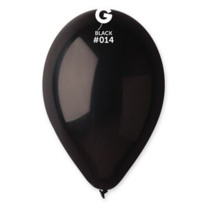 50 Ballons noirs latex 30 cm