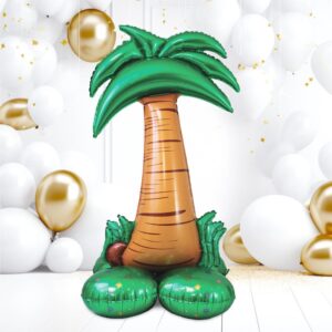 Pour une ambiance tropicale inoubliable ! 🎈 Vous rêvez d'une fête qui vous transporte sous les tropiques ? Ne cherchez plus, ce ballon totem palmier est ce qu'il vous faut ! Avec sa silhouette majestueuse et sa hauteur de 110 cm, il donnera à votre événement une ambiance de vacances et de soleil. Parfait pour un anniversaire sur le thème tropical ou une soirée estivale, ce ballon palmier apportera une touche de verdure et d'exotisme à votre déco.