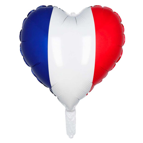 Célébrez en beauté avec notre ballon en aluminium en forme de cœur aux couleurs de la France ! Que vous assistiez à un événement sportif, que vous fêtiez un jour férié ou que vous organisiez une fête à thème, ce ballon apportera une touche festive et patriotique à votre événement.