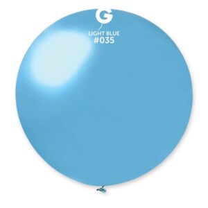 Ces ballons ronds bleu clair apportent une touche élégante et lumineuse à votre événement, pour une ambiance glamour et festive.