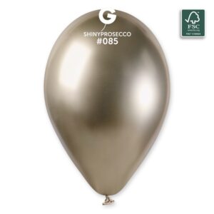 Apportez une touche d’élégance et de glamour à votre décoration avec ces ballons brillants disponibles en or, argent et prosecco. Leur finition lumineuse reflète la lumière et crée une ambiance festive inoubliable.