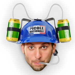 CASQUE ANTI SOIF PICOLE MUNICIPALE incontournable pour faire la fête entre amis et famille, se faire plaisir ou pour faire plaisir, ce casque humoristique, vous permettra de vous hydrater en faisant la fête jusqu'au bout de la nuit Taille adulte unique en plastic au couleurs festives H 0,20 L 28,5