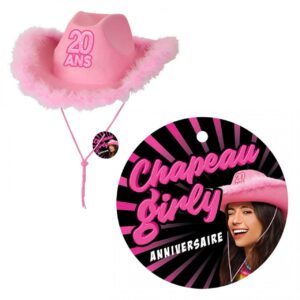 Ce chapeau girly ajoute une touche de fun et de glamour à n'importe quel événement. Offrez-le en cadeau ou portez-le vous-même pour une soirée pleine de sourires, de souvenirs et de bonne humeur ! 🎉🎈