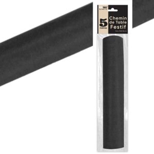 Chemin de Table Intissé – Disponible en Blanc, Rouge, Noir, Fuchsia, Gris ou Bleu – 5 Mètres 🌟 Ajoutez une touche élégante à votre décoration de table avec ce chemin de table intissé de qualité supérieure, disponible dans une variété de couleurs. Parfait pour des événements tels que les mariages, anniversaires, dîners de fête ou toute autre occasion spéciale, il transformera instantanément votre table en un espace chic et raffiné.