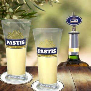 Un cadeau chic et convivial pour les moments entre amis ! Faites de chaque apéritif un moment spécial avec ce coffret prestige Pastis. Ce joli coffret est l'allié parfait des amoureux de pastis, avec des accessoires qui allient praticité et élégance. Un cadeau original pour ceux qui aiment partager un bon moment autour d’un verre, que ce soit pour un anniversaire, Noël, ou tout autre événement festif. Offrir ce coffret, c’est offrir un moment de convivialité et de plaisir !