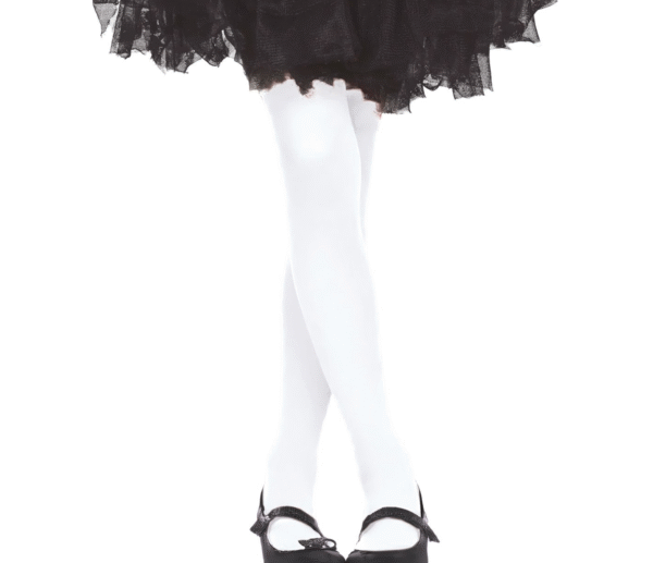 Confort, élégance et douceur réunis en un seul collant ! Avec ce collant blanc, votre enfant sera à l’aise toute la journée. Son tissu agréable et extensible permet une grande liberté de mouvement, idéal pour jouer, courir et danser sans gêne ! Son blanc éclatant ajoute une touche d’élégance à toutes les tenues, parfait pour une fête, un spectacle ou un événement spécial.