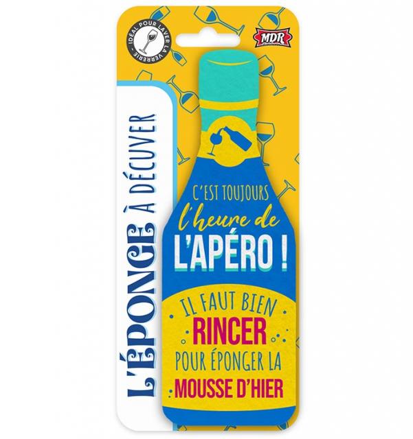 ✨ L'éponge bouteille apéro, l’alliée des verres propres et des fous rires garantis ! 🥂😄