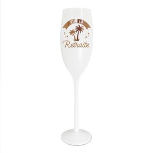 Célébrez avec style grâce à notre flûte blanche rose dorée, un incontournable pour marquer chaque grand anniversaire et événement spécial ! Que ce soit pour vos 18 ans, 20 ans, 30 ans, 40 ans, 50 ans, 60 ans, ou pour célébrer une retraite bien méritée, cette flûte ajoutera une touche d'élégance à vos festivités. 🍾✨