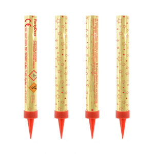 Fontaines à Gâteaux Or - 12 cm Transformez vos gâteaux en véritables spectacles scintillants avec ces fontaines dorées ! Idéales pour les anniversaires, mariages, réveillons ou toute célébration, elles apportent une touche magique et festive à vos événements.