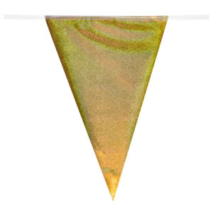 Guirlande de fanions aluminium Sirène (30 x 20 cm)(4 m) Apportez la magie de l'océan à votre fête avec cette guirlande sirène étincelante !