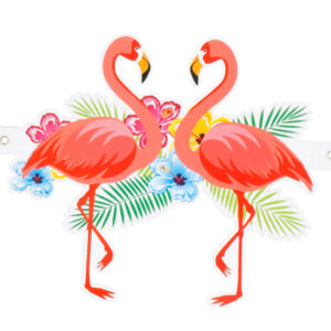 Apportez une touche exotique et festive à votre décoration avec cette guirlande tropicale de 3 mètres ! Avec ses motifs flamants roses et perroquets, elle est parfaite pour une garden party, une beach party ou une soirée sur le thème Hawaï.