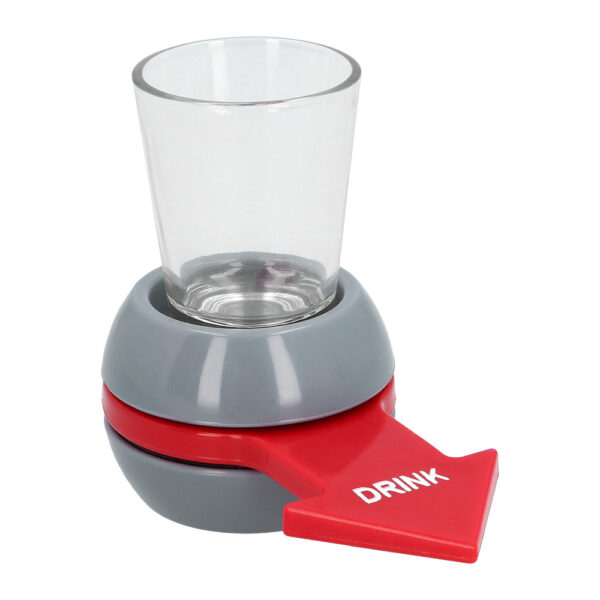 Complétez la fête avec le jeu de boisson Spin the Shot ! Excitant et simple : faites tourner la flèche et laissez le destin décider qui doit prendre le prochain verre. Un jeu de fête avec un mélange parfait d'excitation et d'amusement, facile à emporter. Idéal pour les anniversaires, les enterrements de vie de garçon, les fêtes ou les soirées entre amis.
