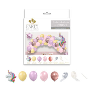 Avec ce kit arche Licorne, l'univers féerique s’invite à votre événement. Les couleurs pastel et le ballon Licorne ajoutent une touche adorable et enchantée, parfaite pour des photos inoubliables. 🎈