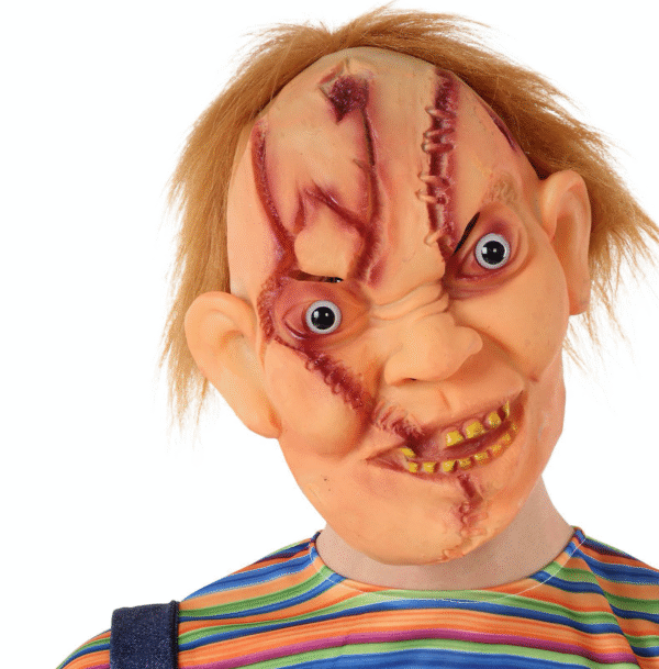 Avec ce masque de poupée effrayant, adoptez un look aussi troublant qu’inquiétant ! Son aspect vieilli et fissuré donne l'impression d'une poupée hantée, échappée d'un vieux grenier ou d'un manoir abandonné... Une chose est sûre : il ne laissera personne indifférent ! 👻