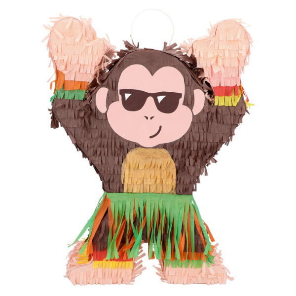 Avec cette piñata singe hawaïen, préparez-vous à une fête pleine de rires et d’exotisme !