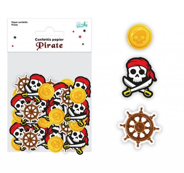 Le détail parfait pour un événement épique : Faites de votre fête pirate un moment mémorable avec ces confettis, et laissez vos invités s’immerger dans un univers de pirates, trésors et aventures sur les mers !