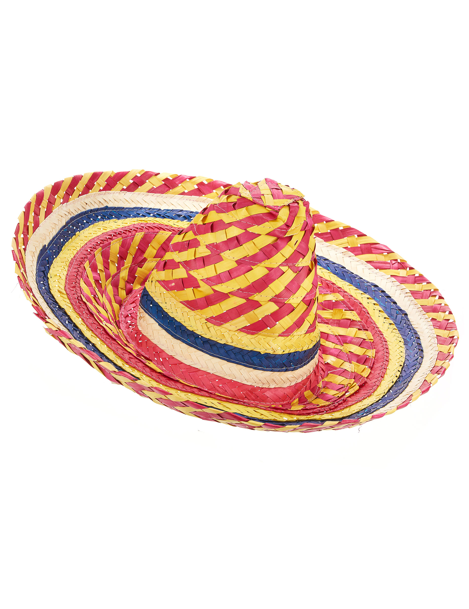 Un incontournable de la fête ! Envie de mettre l'ambiance et de voyager instantanément au cœur du Mexique ? Ce sombrero multicolore en paille est l’accessoire qu’il vous faut. Confortable et léger, il saura vous protéger du soleil tout en ajoutant une touche festive à vos déguisements. Parfait pour un Carnaval, une soirée mexicaine ou un événement à thème, il apportera cette touche colorée et décalée qui fait toujours son effet !