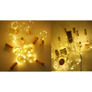 Apportez une ambiance chaleureuse et féerique à vos soirées avec nos 3 Bouchons de Bouteille avec Guirlande LED ! Ces bouchons uniques transforment instantanément vos bouteilles en véritables objets déco lumineux. Que ce soit pour une soirée entre amis, une fête d’anniversaire ou pour Halloween, ils ajoutent une touche lumineuse et originale qui fera briller l’atmosphère.