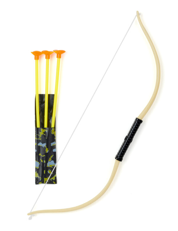 Préparez-vous à décocher des flèches de joie ! Avec cet arc et ses flèches, votre petit(e) va pouvoir jouer à l'archer avec style ! Parfait pour stimuler l'imagination et développer la coordination tout en s'amusant, cet arc est l’accessoire indispensable pour les jeunes aventuriers et aventurières.