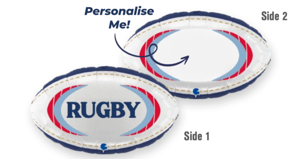 Fan de rugby ? Ou à la recherche du cadeau idéal pour un passionné ? Notre Ballon Rugby Personnalisable est fait pour vous ! Son design reconnaissable aux couleurs classiques du rugby (blanc, rouge, bleu marine) est prêt à être transformé en une pièce unique. C'est sur la "Face 2" vierge que la magie opère : vous pouvez le personnaliser avec un nom, un message, une date importante ou même le logo de votre club