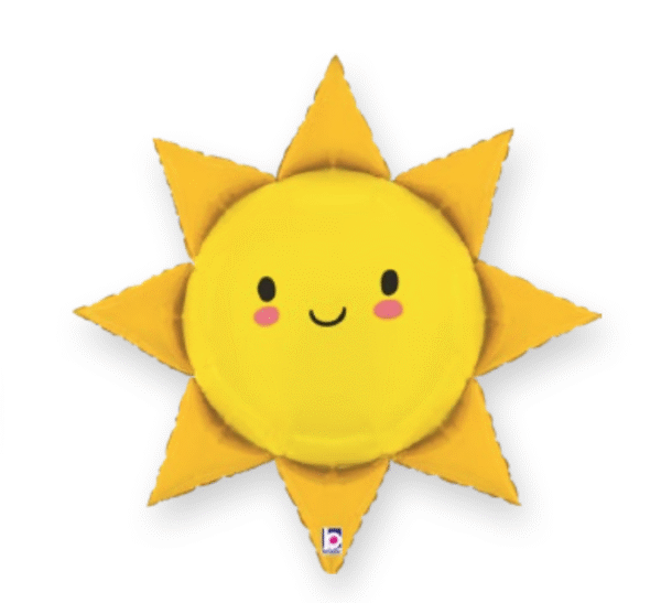 Le Ballon Forme de Soleil Souriant : pour une journée lumineuse et pleine de joie !