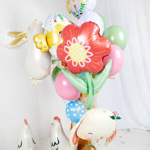 Envie de mettre une touche d’humour et de mignonnerie à ta fête ? Ce ballon en forme de poule est parfait pour toutes les occasions déjantées : anniversaires, fêtes à thème ferme ou simplement pour faire rigoler petits et grands. Une décoration qui ne passera pas inaperçue !