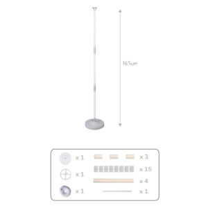 Sublimez votre décoration de fête avec notre colonne pour ballons. Facile à assembler et stable grâce à son système de lestage à eau, elle vous permettra de créer une impressionnante structure de ballons sans l'utilisation d'hélium.