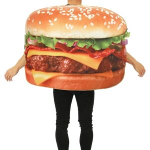 Faites sensation et apportez une touche d'humour à votre prochaine fête avec notre déguisement de Burger. Ce costume original et amusant vous transformera en un délicieux hamburger pour toutes vos occasions festives.