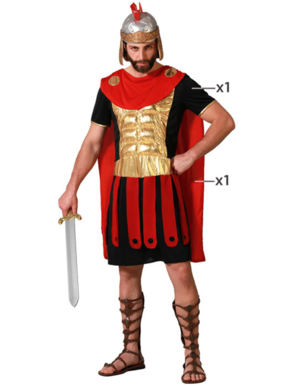 Entrez dans la légende avec notre déguisement de Gladiateur. Cet ensemble impressionnant vous transformera en un valeureux combattant de l'Antiquité pour toutes vos soirées costumées. Son design soigné et ses détails réalistes vous assureront un look digne des plus grands héros de l'arène.