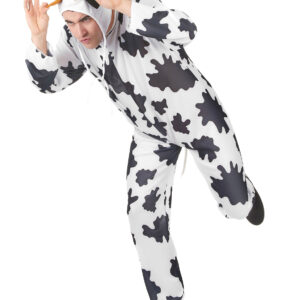 Déguisement Vache avec Chapeau – Adulte Un costume complet pour moooo-ve comme jamais lors de vos fêtes les plus déjantées !