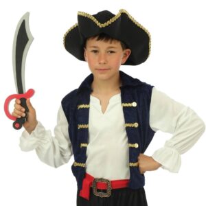 Complétez votre costume de pirate avec notre épée en mousse EVA. Légère, maniable et sans danger, elle est l'accessoire idéal pour les enfants et les adultes qui veulent s'amuser en toute sécurité lors de leurs fêtes costumées ou de leurs jeux imaginaires.