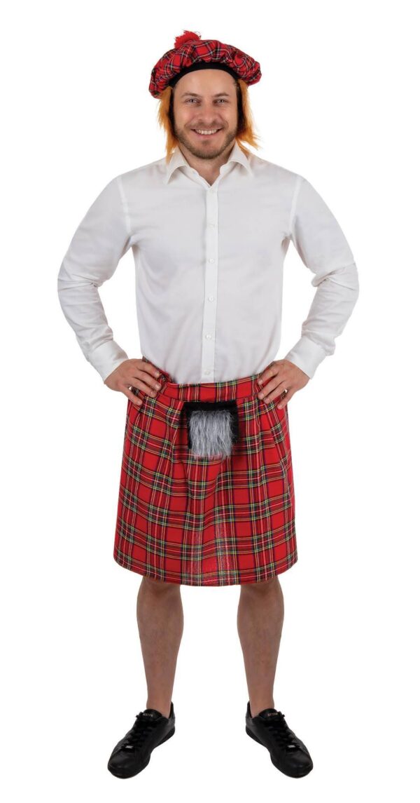 Ajoutez une touche d'originalité et de tradition à votre prochaine fête avec notre kilt d'Écossais. Cet accessoire de déguisement emblématique vous transformera en un fier highlander en un clin d'œil. Léger et confortable, il est parfait pour toutes vos occasions festives