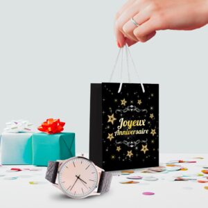 Mettez en valeur vos petites attentions d'anniversaire avec notre mini pochette Party Chic D. Son design original et tendance apportera une touche d'élégance et de surprise à vos plus petits présents.