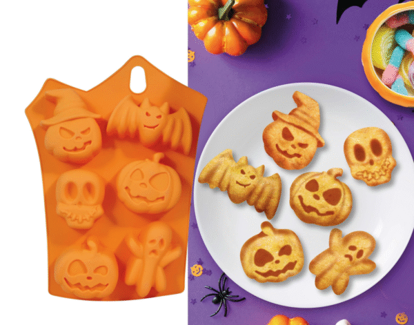 Ajoutez une touche sucrée et effrayante à vos événements avec ce moule pour 6 biscuits assortis Halloween. Facile à utiliser, il vous permet de réaliser des biscuits à thème aux motifs emblématiques de Halloween. Parfait pour les cookies, les biscuits sablés, ou même pour un atelier de pâtisserie entre amis ou en famille.