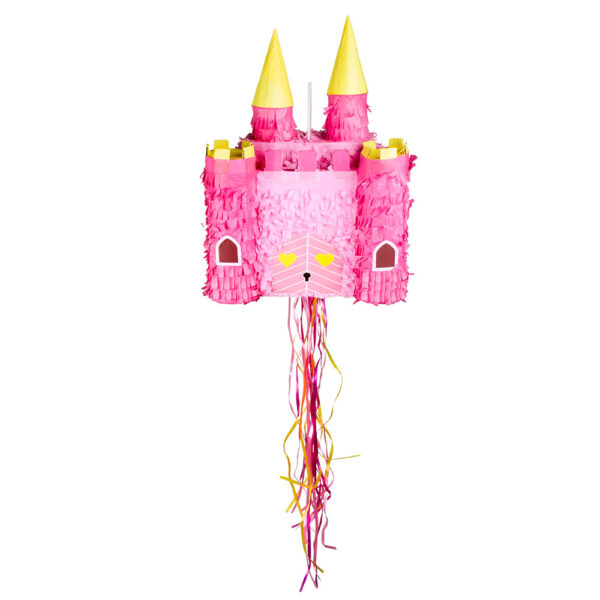 Ajoutez une touche de magie royale à votre fête avec notre piñata à tirer Château. Facile et sécurisée à utiliser, elle promet un déluge de surprises pour tous les âges.
