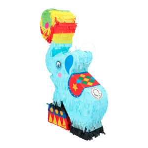 Ajoutez une touche de magie et de fun à votre fête avec notre piñata Éléphant de cirque. Facile à remplir et amusante à casser, elle est l'animation idéale pour les anniversaires, les fêtes à thème et toutes les occasions festives. Elle peut également servir de décoration originale !