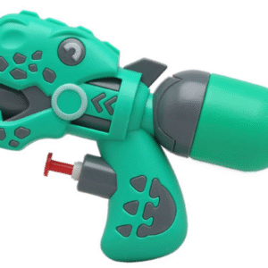 Faites rugir de joie vos jeux d'eau estivaux avec notre pistolet à eau Dinosaure. Son design amusant et original en forme de créature préhistorique apportera une touche de fun supplémentaire à vos batailles aquatiques. Facile à remplir et à utiliser, il est parfait pour les enfants et les adultes qui aiment s'amuser avec style.