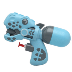 Faites rugir de joie vos jeux d'eau estivaux avec notre pistolet à eau Dinosaure. Son design amusant et original en forme de créature préhistorique apportera une touche de fun supplémentaire à vos batailles aquatiques. Facile à remplir et à utiliser, il est parfait pour les enfants et les adultes qui aiment s'amuser avec style.