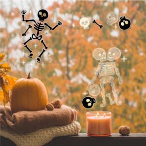 Faites frissonner vos voisins et émerveillez les petits monstres en quête de bonbons grâce à nos stickers vitres Squelettes PM. Idéal pour une déco rapide, efficace et sans prise de crâne, ce lot de stickers transforme vos fenêtres en scènes d’outre-tombe stylées.