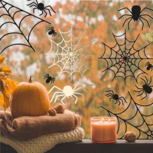 Qui a dit que les araignées n’étaient pas les bienvenues à Halloween ? Grâce à ces stickers de vitres "univers araignées" taille GM, transformez vos fenêtres en véritables toiles effrayantes… et super stylées ! Avec leurs motifs dorés et noirs, ces autocollants créent une ambiance lugubre et raffinée qui surprendra vos invités (et fera flipper les voisins, niark niark 🕸️).