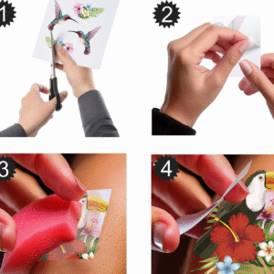 Apportez une explosion de couleurs et d'exotisme à votre peau avec nos Tatouages fleurs exotiques. Faciles à appliquer et à retirer, ces tatouages éphémères aux motifs vibrants de fleurs tropicales, toucans et colibris sont parfaits pour les fêtes, festivals ou pour un look estival audacieux et temporaire.