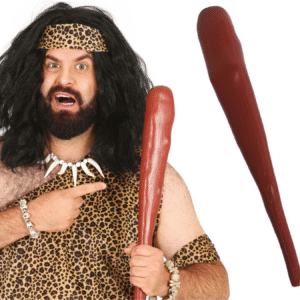 Incarnez un(e) authentique homme ou femme des cavernes avec notre Massue homme préhistorique. Cet accessoire réaliste et léger est l'indispensable pour compléter votre déguisement lors de soirées à thème, carnavals ou événements festifs, garantissant un look préhistorique bluffant et sans danger.