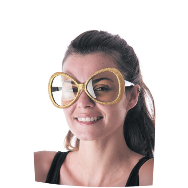 Ajoutez une touche de glamour et de sophistication à votre look avec nos Lunettes Butterfly or.
