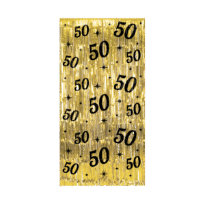 Célébrez un anniversaire marquant avec éclat grâce à notre Rideau de fil or spécial âge. Disponible pour les 18, 20, 30, 40 ou 60 ans, ce rideau scintillant est l'accessoire idéal pour une décoration festive, un photobooth glamour ou pour créer une entrée spectaculaire.