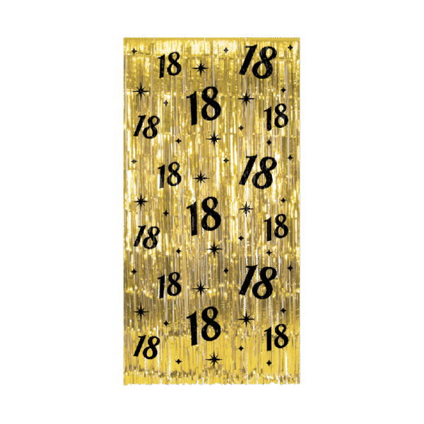 Célébrez un anniversaire marquant avec éclat grâce à notre Rideau de fil or spécial âge. Disponible pour les 18, 20, 30, 40 ou 60 ans, ce rideau scintillant est l'accessoire idéal pour une décoration festive, un photobooth glamour ou pour créer une entrée spectaculaire.